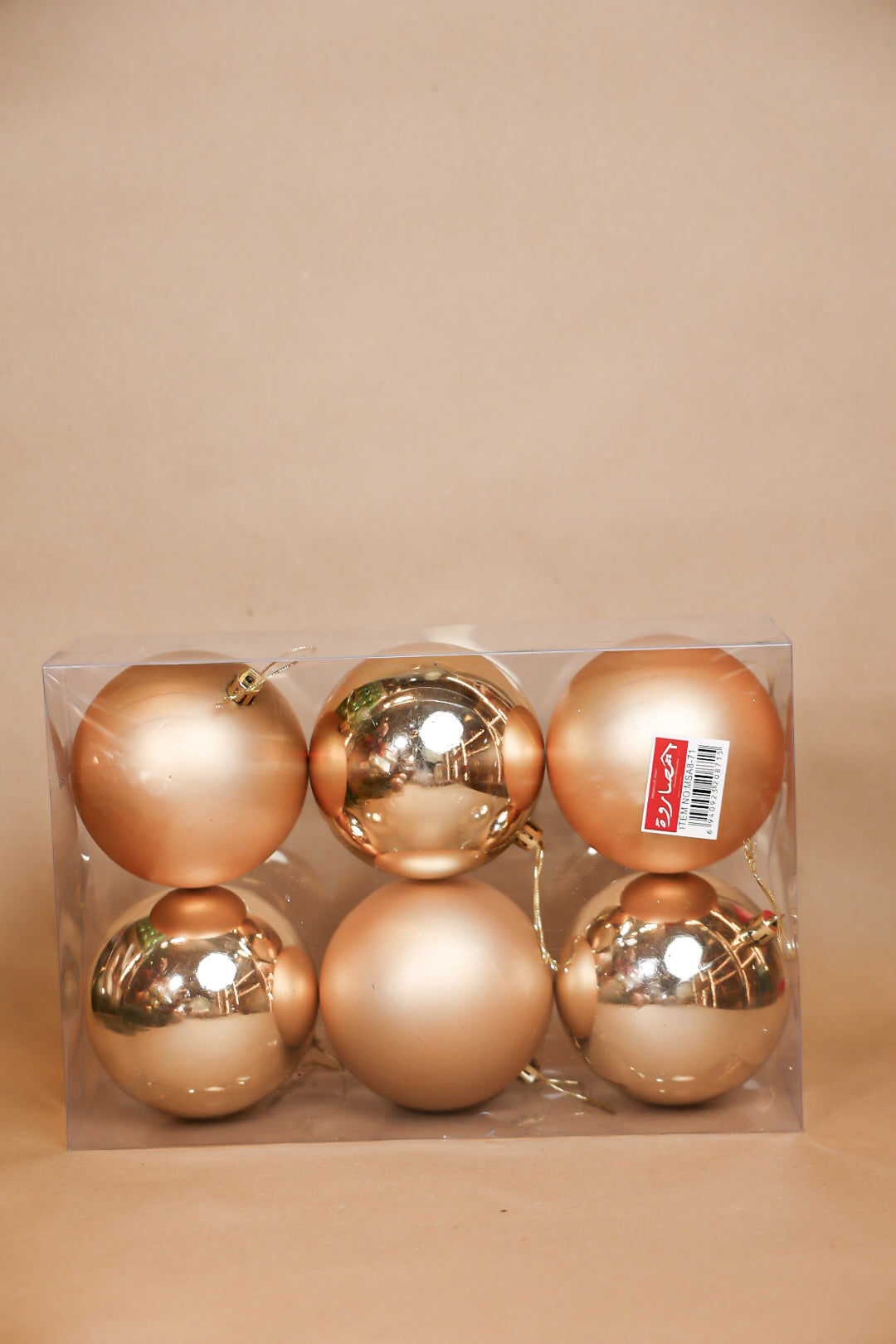 8CM Plastic Champagne Ball Set