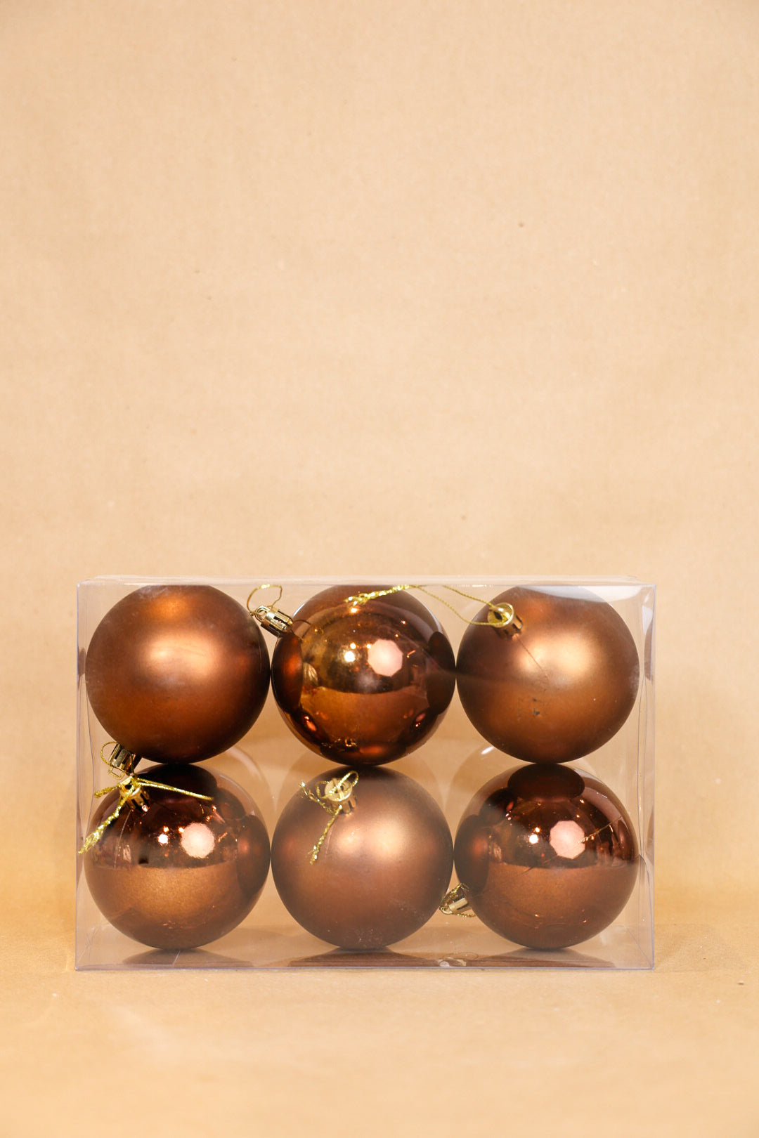 Brown Mucha Mousse Plastic Balls Box
