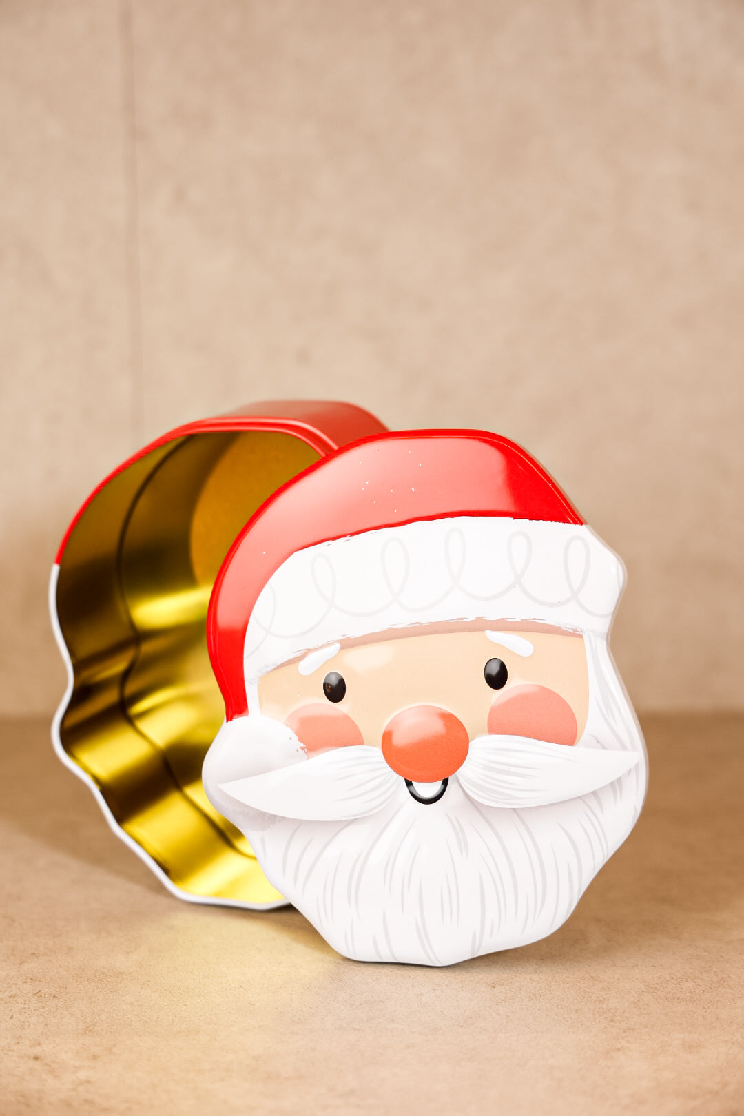 Santa Christmas Metal Box