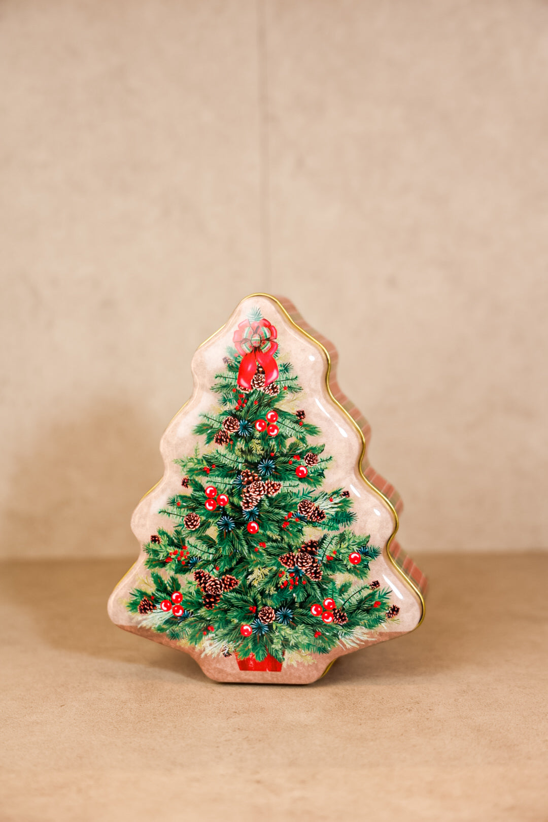 Tree Christmas Metal Box