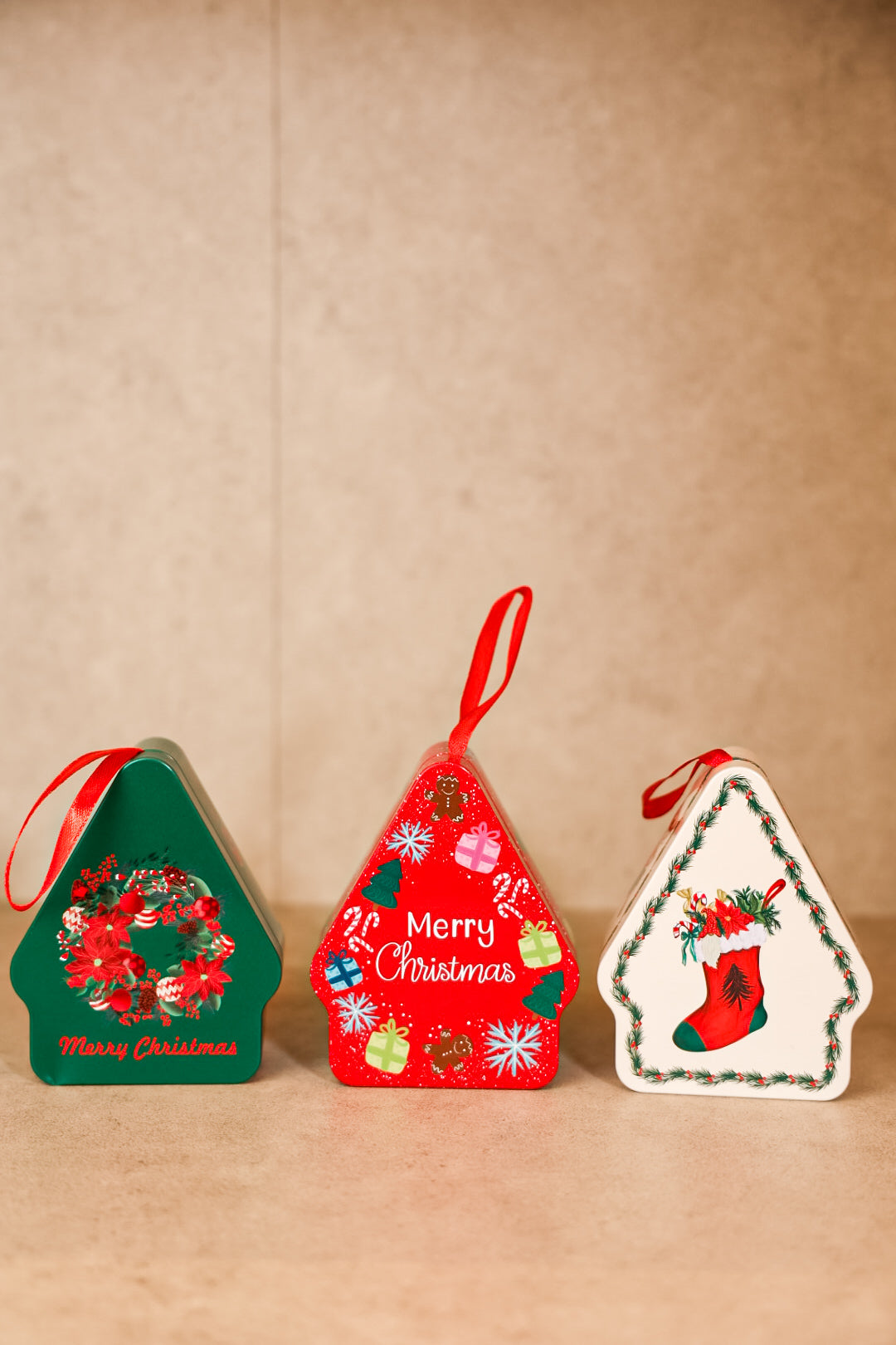 Christmas Ornament Metal Box