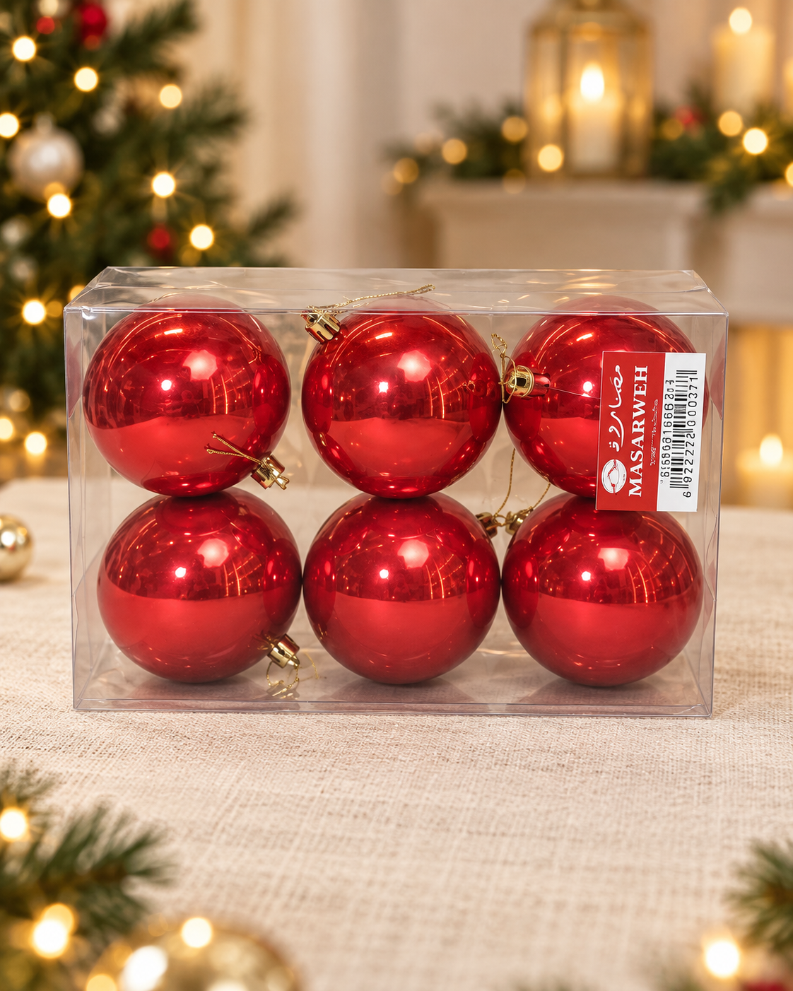 8CM Pearl Red Ball Box