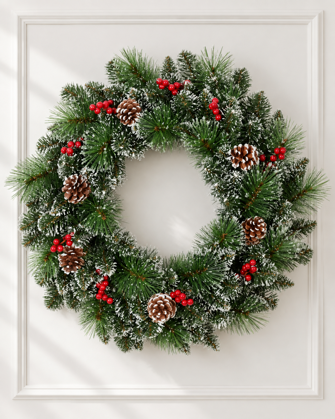 Frosted Sugar Decorated Wreath