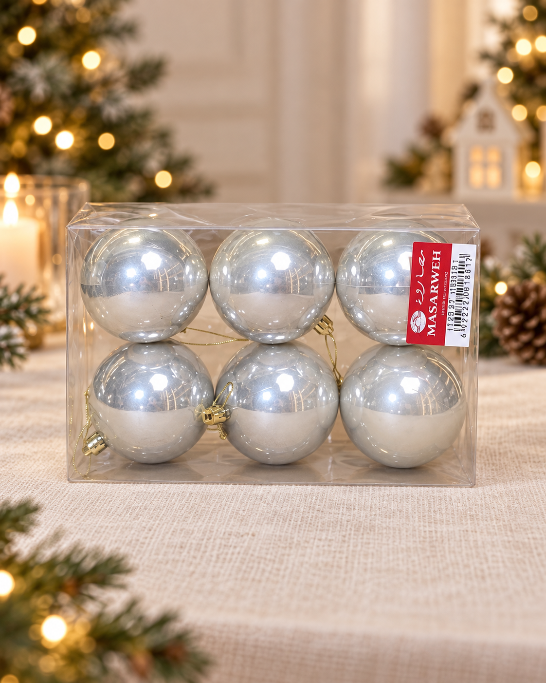 Pearl Champagne Plastic Balls Box