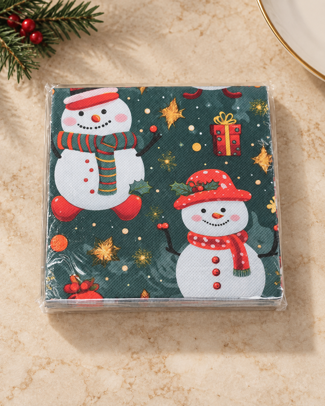 Snowman Napkin