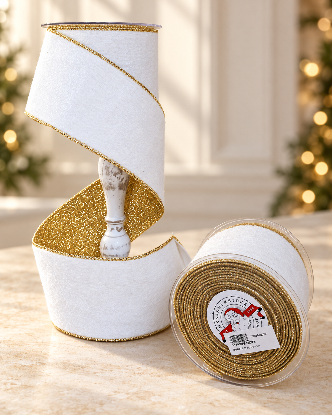White Velvet Ribbon