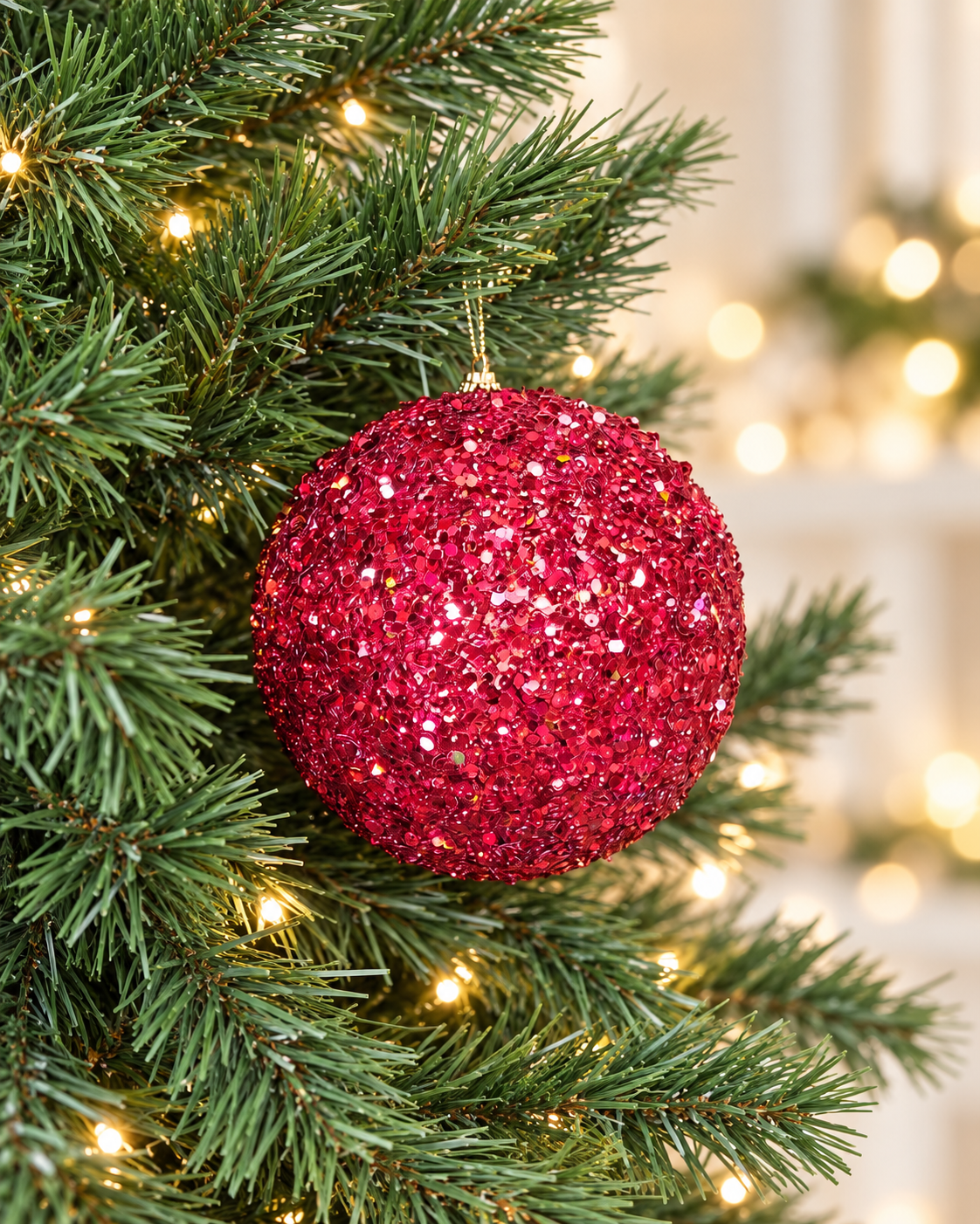 15cm Red Ball Christmas