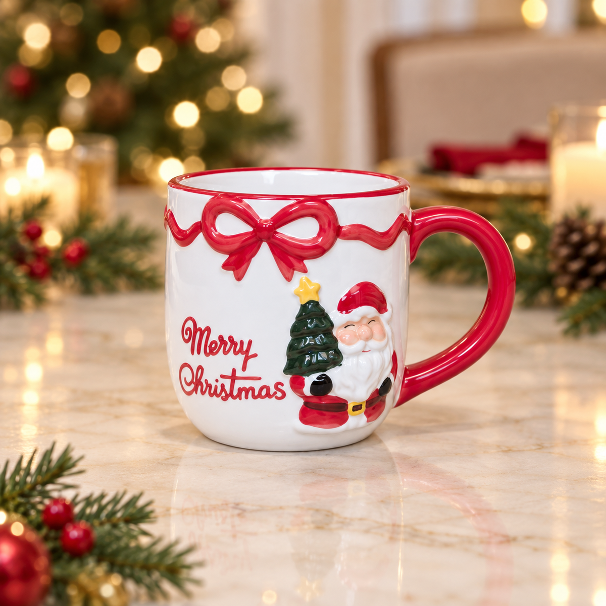 Merry Christmas Santa Mug